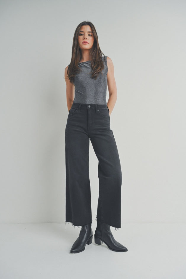 JBD black - Slim Wide Leg