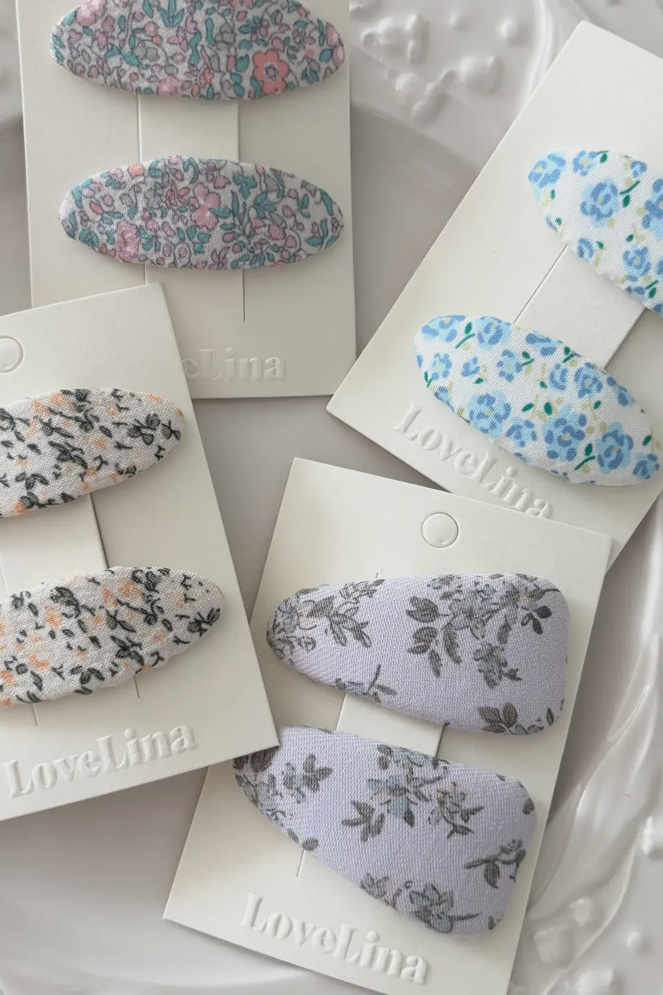 Vintage Floral Hair Clips