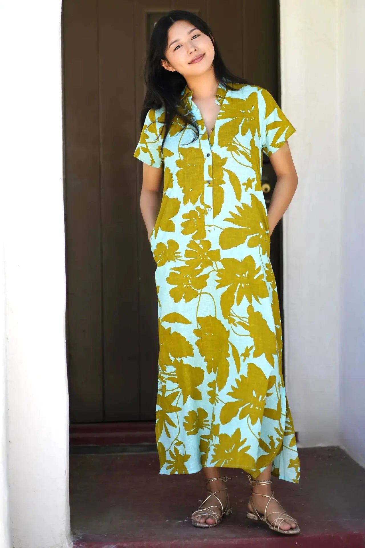 Carrie Cotton Printed Dress