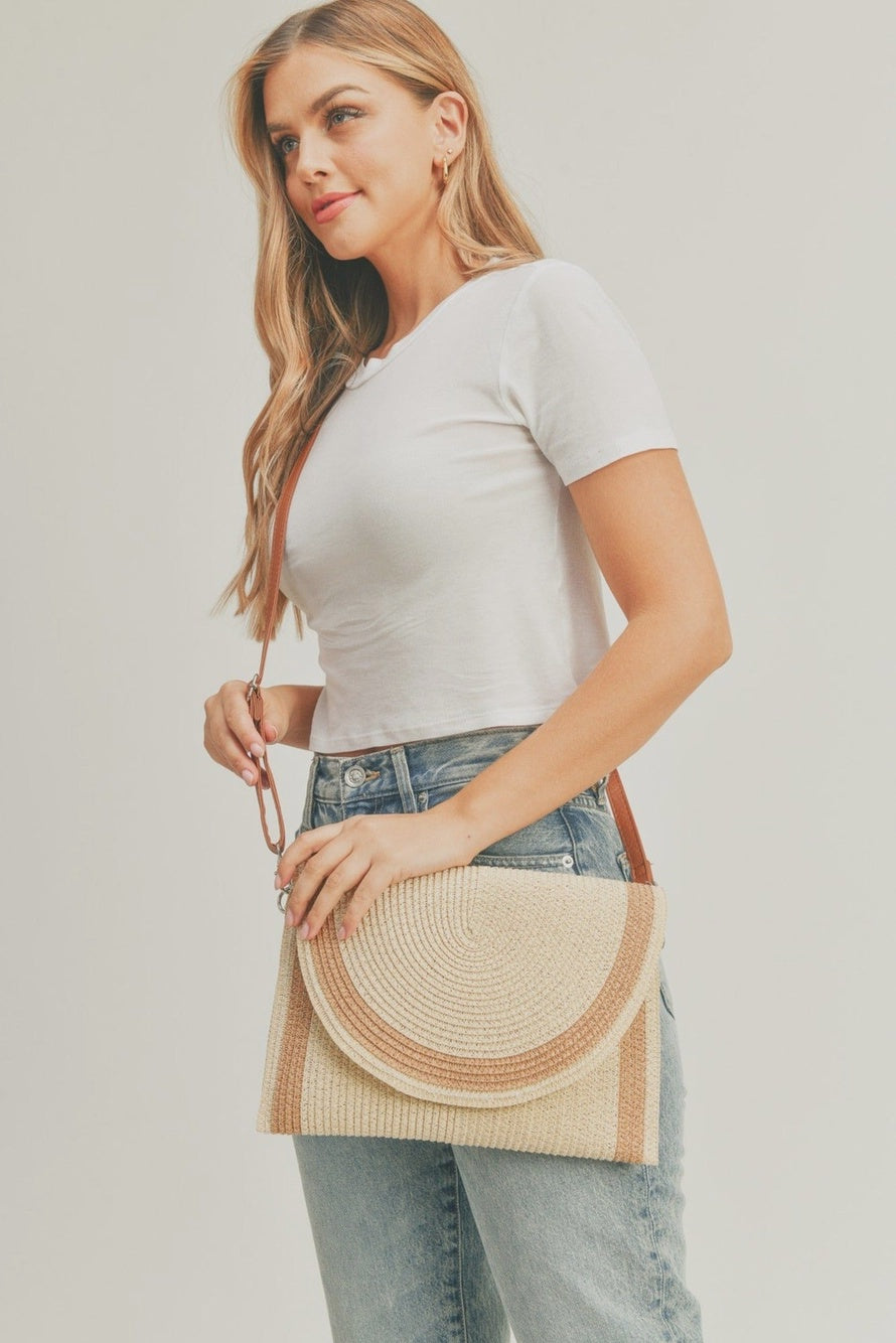 Josie Women's Straw Crossbody Bag