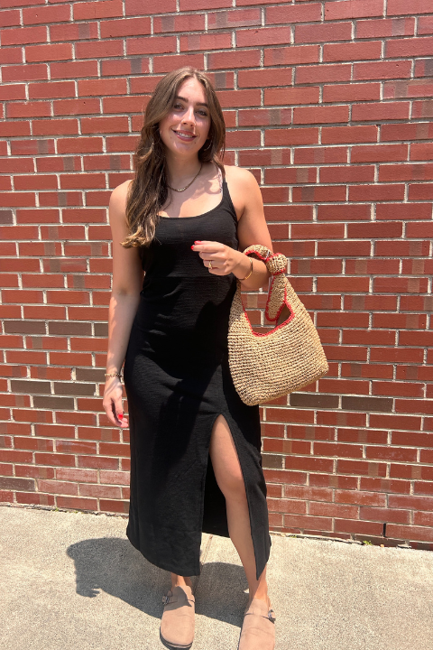 Zia Tie-Back Midi Dress