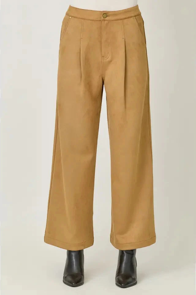 Suede Trousers