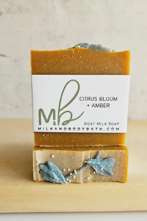 Citrus Bloom + Amber Goat Milk Soap