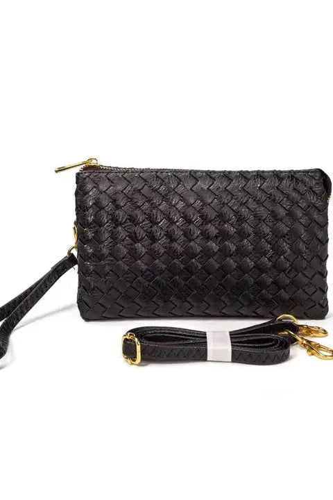 Woven Convertible Clutch