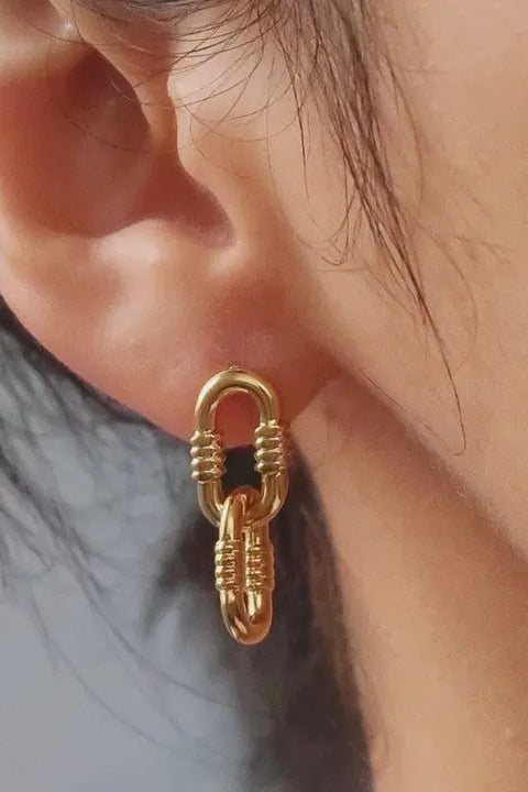 Réve Paperclip Earrings