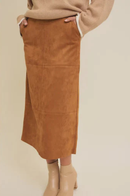 Carson Suede Skirt