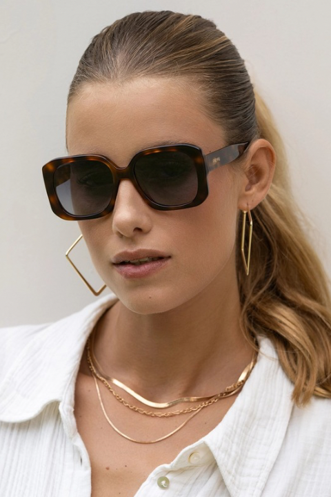 Vivian Acetate Octagonal Sunglasses