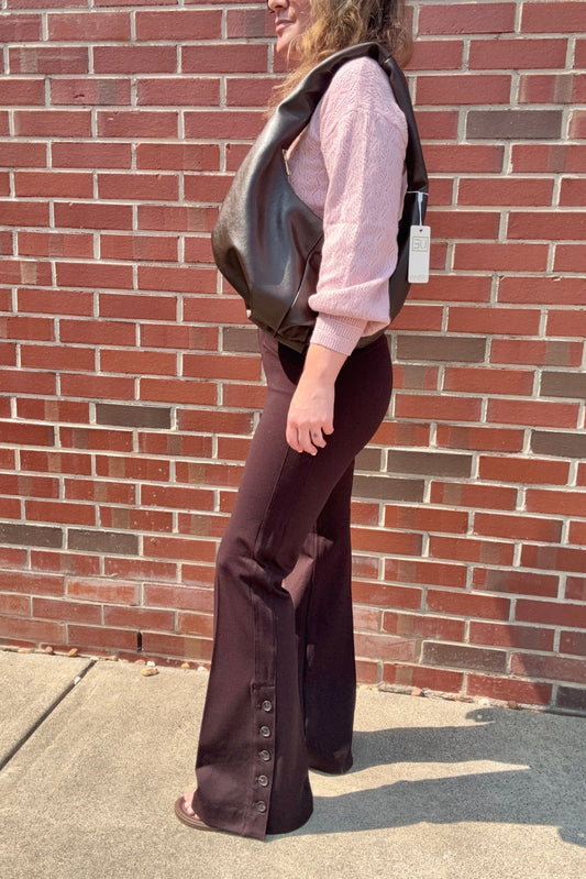 Stella Pull-On Button Hem Flares 30"