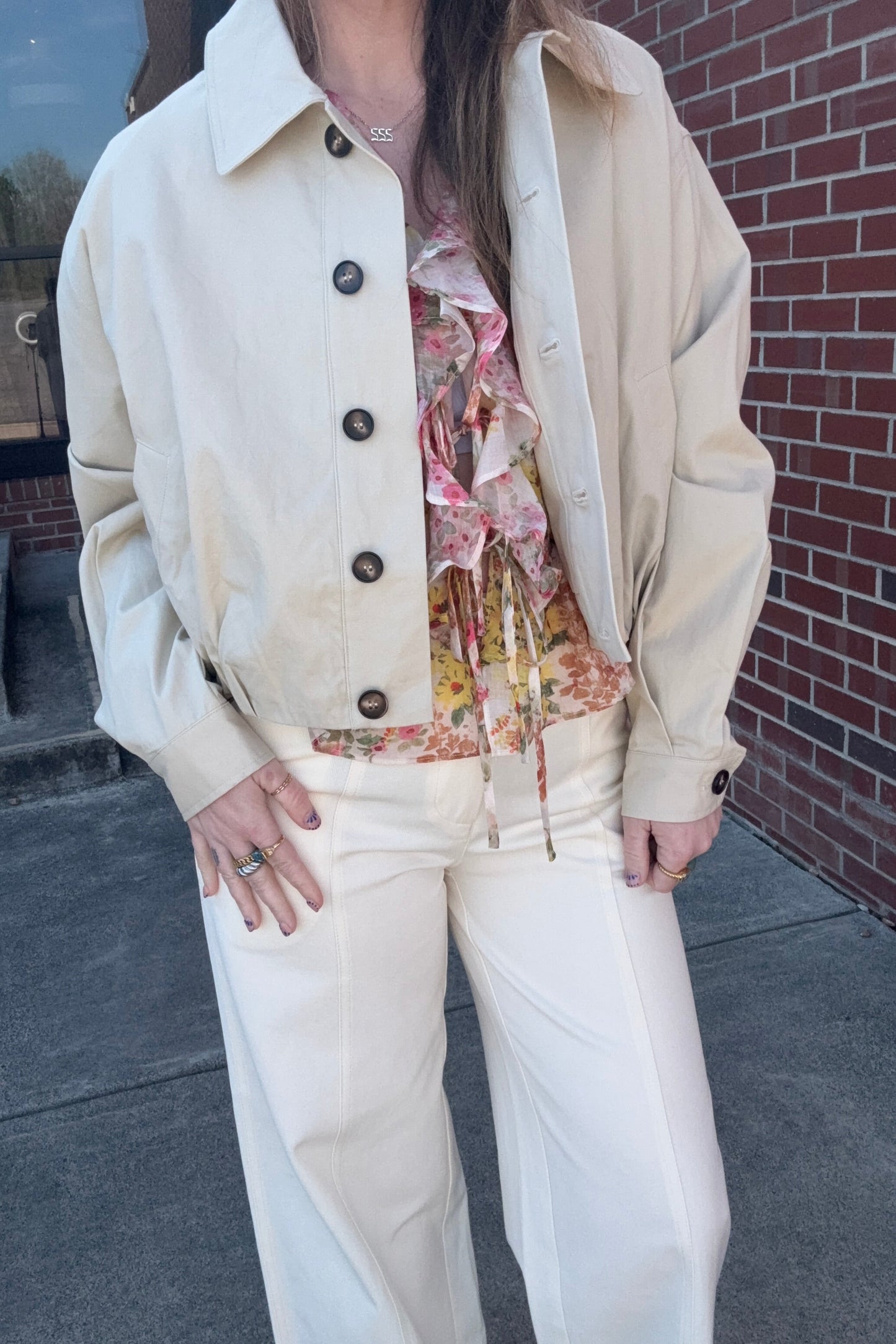 Tiana Bubble Hem Jacket