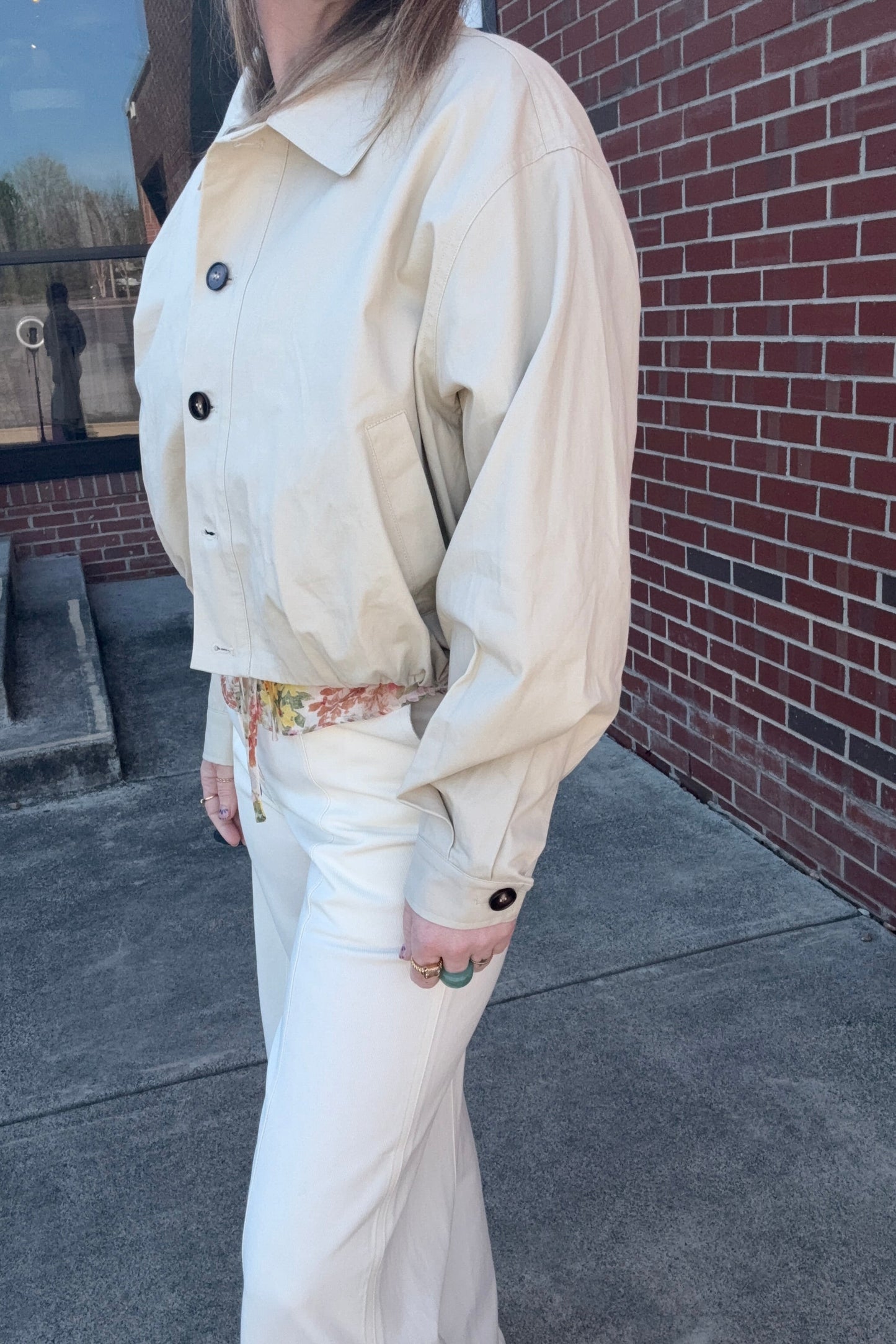 Tiana Bubble Hem Jacket