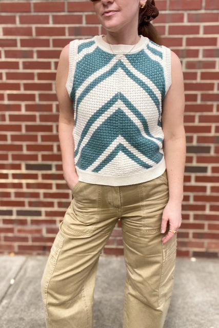 Chevron Sweater Vest