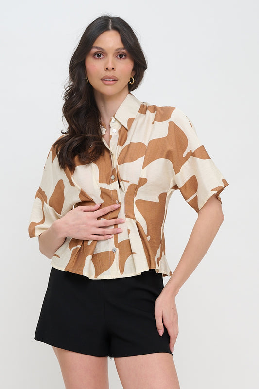 Terracotta Drift Shirt