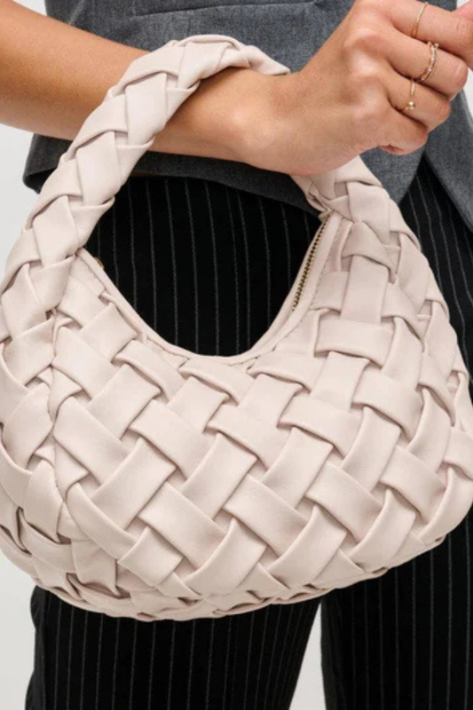 Noreen Woven Clutch Bag
