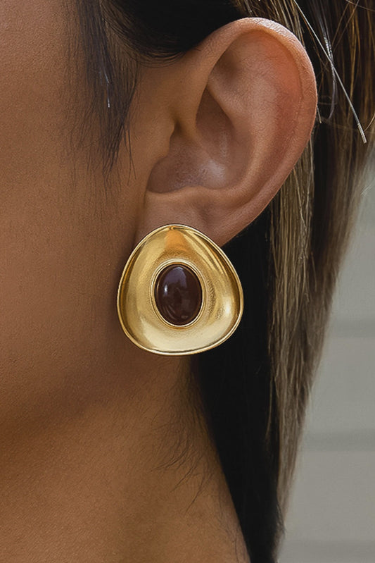 Vionnet Gemstone Studs