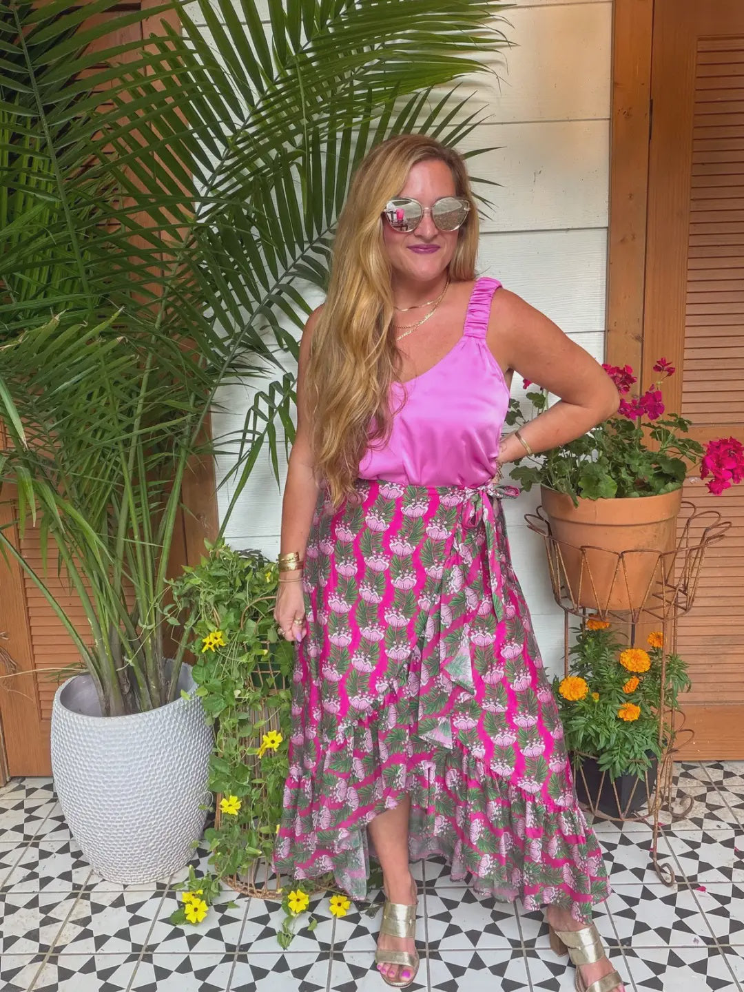 Twila Wrap Maxi Skirt