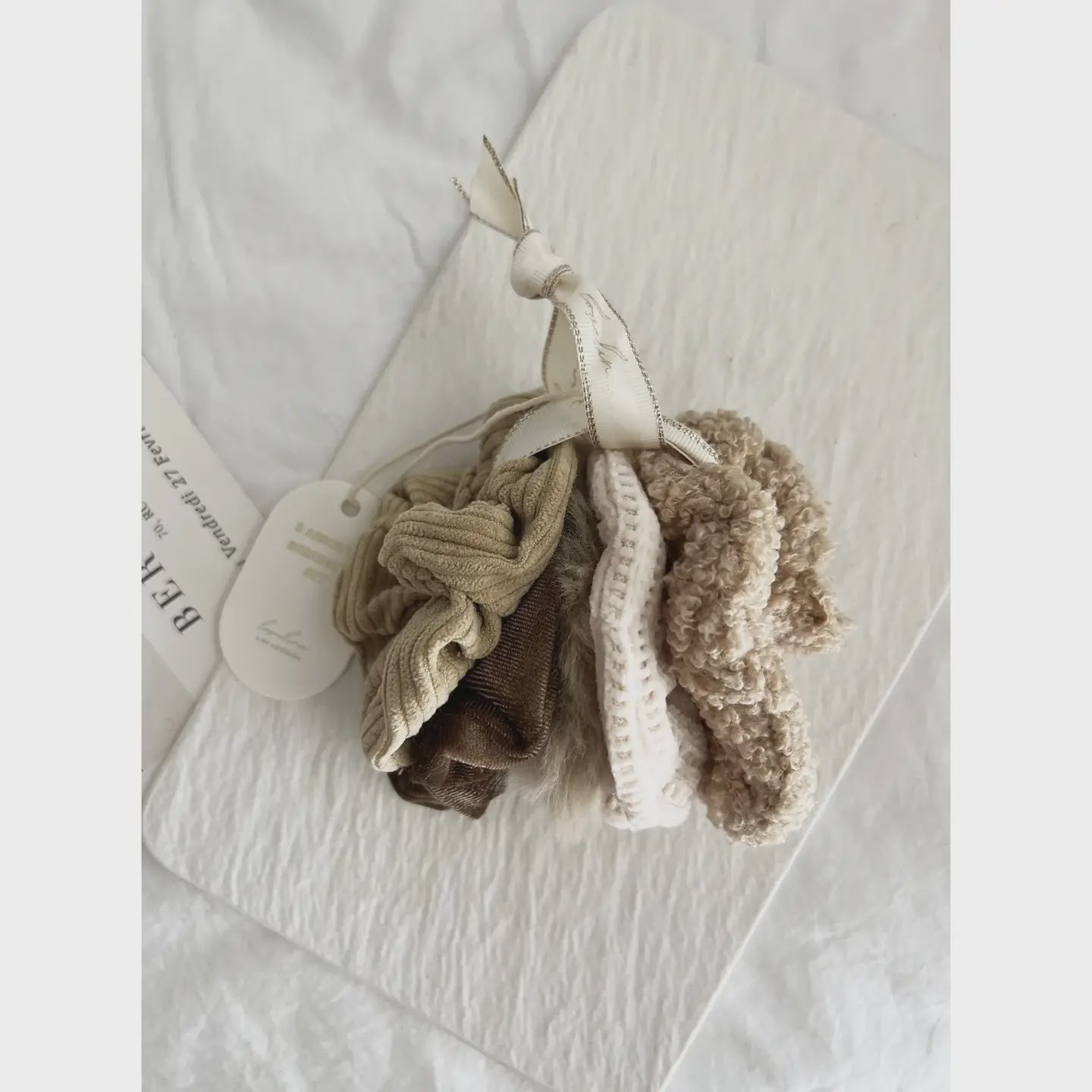 Gabi Velvet Scrunchie Set