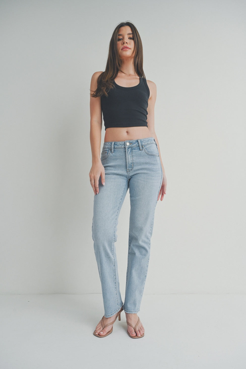 Lily Stretch Straight Denim