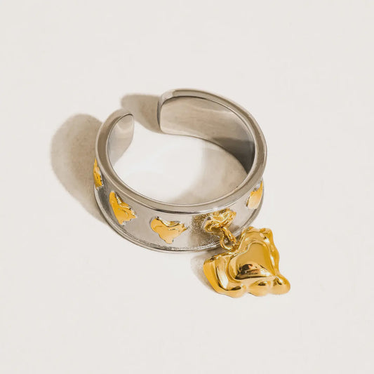 Alexia Heart Charm Ring