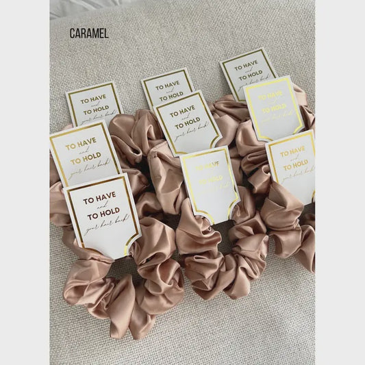 Silk Satin Scrunchie