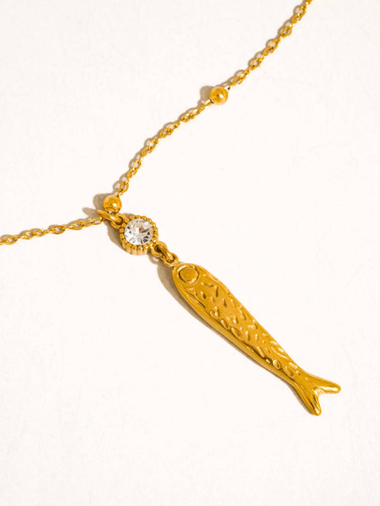 Leni Fish Pendant Necklace