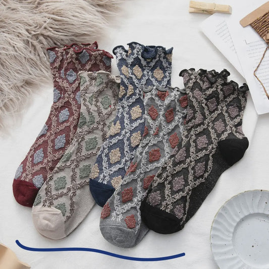 Argyle Pattern Socks