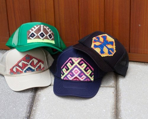 Kilim Patch Trucker Hat