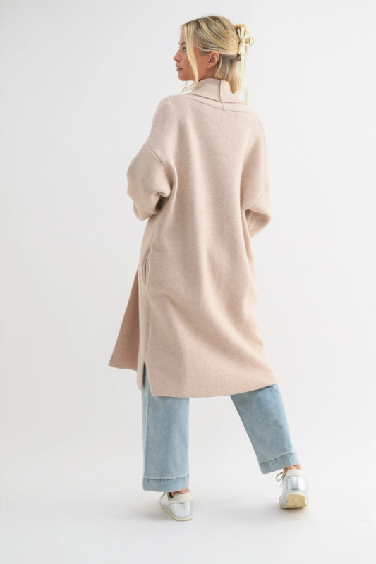 Melange Sweater Coat