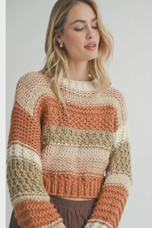 Pecan Chunky Sweater