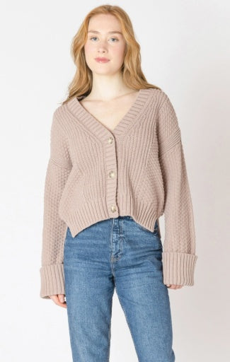 Cuffed Sleeve Cardigan