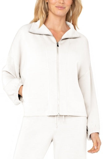 Zip-Up Funnel Neck Jacket