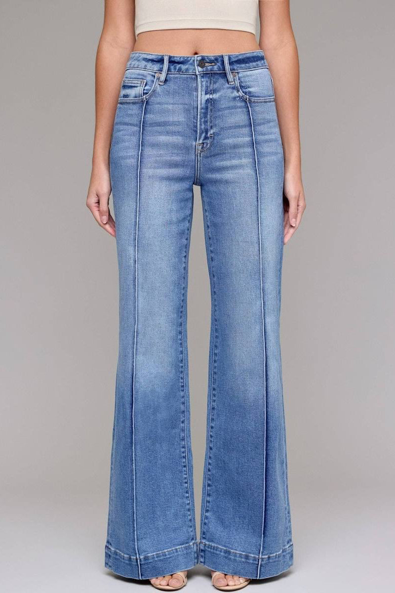 Happi Pintucked Flares