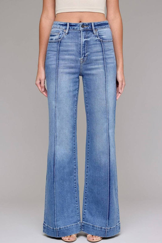 Happi Pintucked Flares