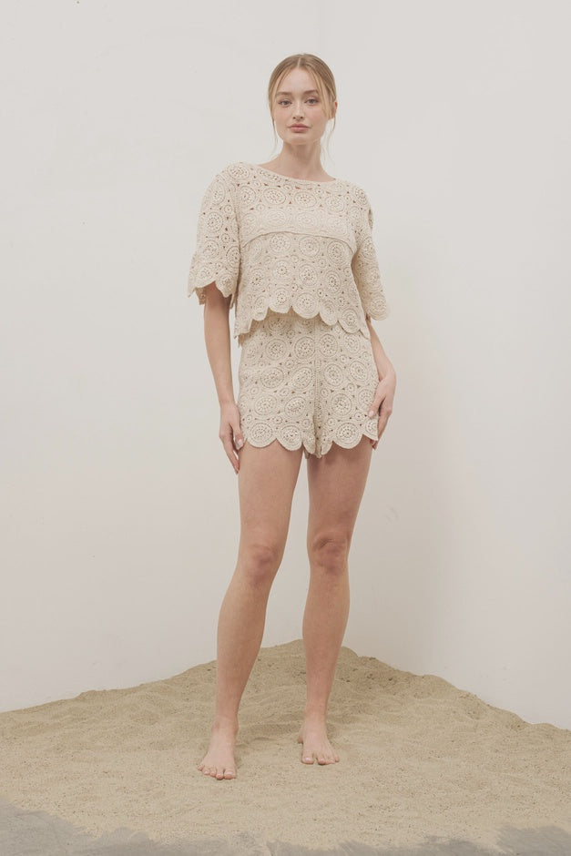 Amber Crochet Shorts