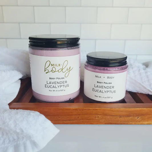 Lavender Eucalyptus Body Polish | Emulsified Sugar Scrub