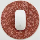 Terracotta Floral Mousepad