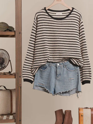 Sania Stripe Sweater