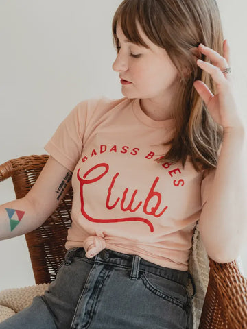 Badass Babes Club, Graphic T-Shirt, Graphic Tee Women, Top