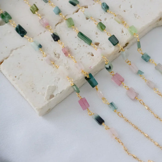 Tourmaline Chip Necklace